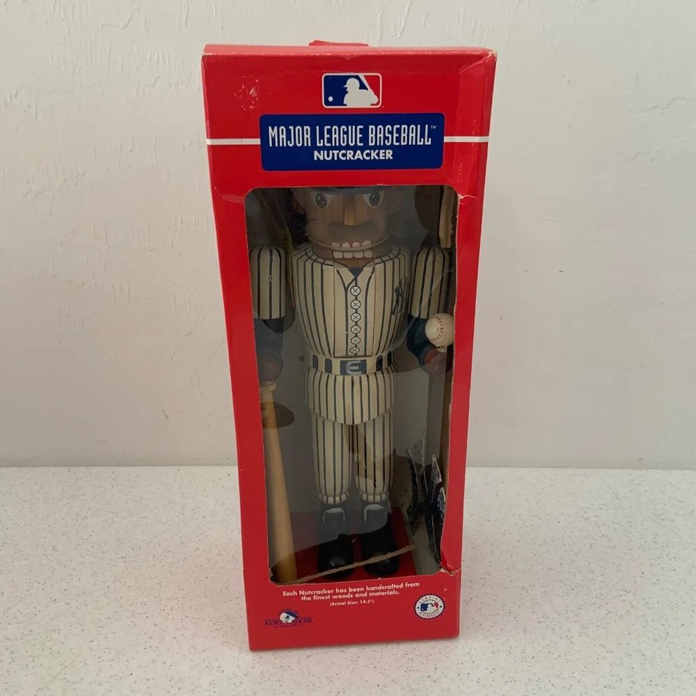 Vintage MLB New York Yankees Collectible Wooden Nutcracker